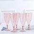 5pcs Wine Glass Set With Storage Container  30x8 5cm Detachable Bottom Plastic Wine Glasses  Bar Goblet Champagne Glass Cold Drink Glass blue