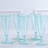 5pcs Wine Glass Set With Storage Container  30x8 5cm Detachable Bottom Plastic Wine Glasses  Bar Goblet Champagne Glass Cold Drink Glass pink