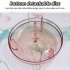 5pcs Wine Glass Set With Storage Container  30x8 5cm Detachable Bottom Plastic Wine Glasses  Bar Goblet Champagne Glass Cold Drink Glass pink