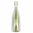 5pcs Wine Glass Set With Storage Container, 30x8.5cm Detachable Bottom Plastic Wine Glasses, Bar Goblet Champagne Glass Cold Drink Glass green