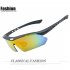 5pcs set 0089 Polarized  Sports  Men  Sunglasses Protection Goggles Eyewear 5 Lens