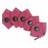 5pcs set Disposable Activated Carbon Anti smog Dustproof KN95 Respirator Dark blue