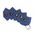 5pcs set Disposable Activated Carbon Anti smog Dustproof KN95 Respirator Dark blue