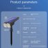 5v 1 8w Led Solar Spot Lights 4 Adjustable Levels For Pool Garden Yard Tree Driveway Patio Decoration TG JG025 colorful