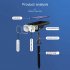 5v 1 8w Led Solar Spot Lights 4 Adjustable Levels For Pool Garden Yard Tree Driveway Patio Decoration TG JG025 colorful