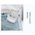 5v 1a Handheld Folding Mini Fan 3 Speeds 180 Degree Adjustable 3000mah Large Capacity Battery Hanging Neck Fan Power Bank F30 pink