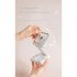 5v 1a Handheld Folding Mini Fan 3 Speeds 180 Degree Adjustable 3000mah Large Capacity Battery Hanging Neck Fan Power Bank F30 Black