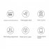 5v 1a Handheld Folding Mini Fan 3 Speeds 180 Degree Adjustable 3000mah Large Capacity Battery Hanging Neck Fan Power Bank F30 Black