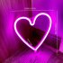 5v Led Neon Light Love Shape For Wedding Party Proposal Birthday Confession Scene Layout Decoration blue
