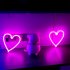 5v Led Neon Light Love Shape For Wedding Party Proposal Birthday Confession Scene Layout Decoration Purple