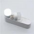 5v Usb Plug Night  Light Portable Book Led Eye Protection Reading Light Small Round Night Light Computer Mobile Power Charging Lamp White light