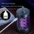 5w Portable Led Mosquito Lamp Usb Rechargeable Low Noise Mosquito Killer For Home Patio Backyard Gray  USB Charging Model 