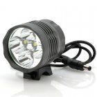 5x Cree XM L T6 Bicycle Light produces 4000 Lumens in 5 Modes plus it is Waterproof and comes with Helmet Strap as well as Handlebar Ties