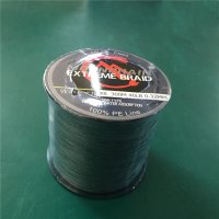 US MOUNCHAIN 300m Fishing Line 8 Strands Pe Braided Super Strong Fishing  Line Fishing Tackle Deep Green 40lb 0.32mm