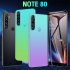 6 0 inch Note80 Smartphone MTK6983 Deca Core 2GB RAM 32GB ROM 4800mah Android 12 0 Cellphones Gradient Purple US Plug