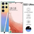 6 5 inch Smartphone S22ultra High definition Large screen 2mp 8mp Camera  2 16gb  Gradient blue US Plug