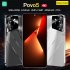 6 53 inch Povo 5 Smartphones MTK6753 8 Core 3GB RAM 32GB ROM Dual SIM 4050mAh Battery Mobile Phone Black US Plug
