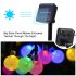 6 5M 30LED Solar powered Bubble String Lights Night Light Garden Home Party Bar Decoration warm white