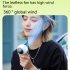 6 5w Portable Handheld Astronaut Hanging Neck Fan 3 Speed Adjustable Leafless Usb Mini Cooling Fan black