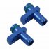 6 6L Pcv Reroute Fitting W  Reroute Port Plug Resonator Plug For Chevrolet Blue