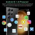 6 7 inch S23Ultra Unlocked Smartphone MTK6753 Eight Core 3GB RAM 64GB ROM 2600mAh Battery Green EU Plug