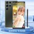 6 7 inch S23Ultra Unlocked Smartphone MTK6753 Eight Core 3GB RAM 64GB ROM 2600mAh Battery Green EU Plug