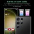 6 7 inch S23Ultra Unlocked Smartphone MTK6753 Eight Core 3GB RAM 64GB ROM 2600mAh Battery Green EU Plug