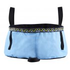 6/8/12L Folding Washing Basin 8.5L Outdoor Hiking Camping Bucket Portable Water Pot Azure_6L
