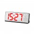 6 9 Inches Electronic Alarm Clock 5 Levels Brightness Adjustable Large Screen Student Desk Clock Table Clock white