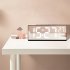 6 9 Inches Electronic Alarm Clock 5 Levels Brightness Adjustable Large Screen Student Desk Clock Table Clock white