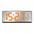 6 9 Inches Electronic Alarm Clock 5 Levels Brightness Adjustable Large Screen Student Desk Clock Table Clock orange