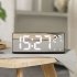 6 9 Inches Electronic Alarm Clock 5 Levels Brightness Adjustable Large Screen Student Desk Clock Table Clock red
