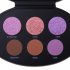 6 Colors Multipurpose Glitter Highlighter Blush Powder Makeup Kit High shine Brighten Face Contour Eye Shadow Palette