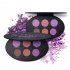 6 Colors Multipurpose Glitter Highlighter Blush Powder Makeup Kit High shine Brighten Face Contour Eye Shadow Palette