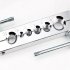 6 Dies Tubing Pipe Flaring Tools Set Kits Woodworking Metal Extension Tools