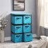 6 Drawers Home Storage Rack for Bedroom Living Room Toy Clothing Organize Shelf gray