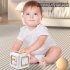 6 In 1 Magic Cube Toys Multi functional Graph Cognition Busy Board Educational Toys For Girls Boys Birthday Gifts White