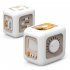 6 In 1 Magic Cube Toys Multi functional Graph Cognition Busy Board Educational Toys For Girls Boys Birthday Gifts White