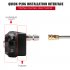 6 In 1 Spray Nozzle Adjustable 1 4 inch Quick Connector 4000 PSI Pressure Washer As picture show