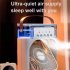 6 Inch Air Conditioner Cooling Fan With 3 Speeds 5 Sprays 7 Color Lights Portable Fan Air Cooler Humidifier green