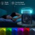 6 Inch Air Conditioner Cooling Fan With 3 Speeds 5 Sprays 7 Color Lights Portable Fan Air Cooler Humidifier green