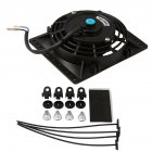 6 Inch Ultra-thin Car Cooling Fan Kit 12v 80w High-power Radiator Replacement