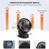 6 Inches 10000mah Clip on Fan 3 Speeds 4 Modes 360 Degree Rotation Portable Silent Usb Rechargeable Desk Stroller Fan Navy blue
