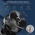 6 Inches 10000mah Clip on Fan 3 Speeds 4 Modes 360 Degree Rotation Portable Silent Usb Rechargeable Desk Stroller Fan White