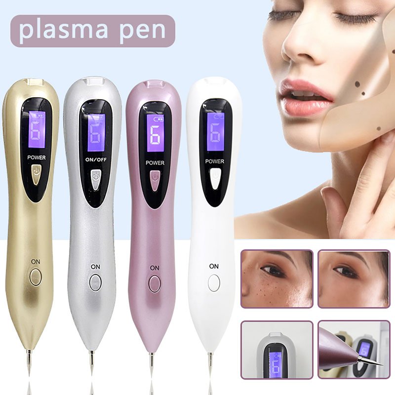 Plasma Mole Removal Pen Portable 6 Level Freckle Tattoo Remover Skin Care