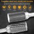 6 PCs Solid Carbide Burr Set Polishing Diamond Burrs Rotary Tools Accessories For Carving Engraving Grinding Polishing Cylinder Head Porting Sculpting Type A si