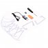 6 Pcs Set RC Airplane Accessory TF Card Card Reader Protection Ring Propeller Landing Gear Screwdriver for SYMA X5C 6pcs set