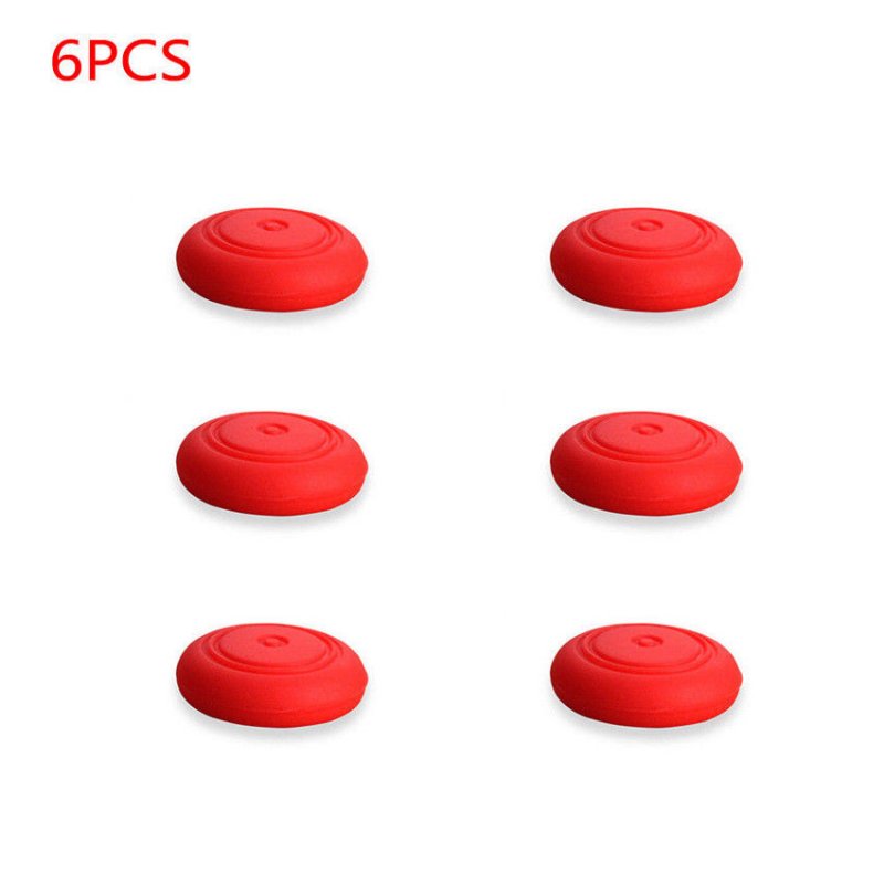 6 Pcs Silicone Thumbstick Grip Caps Cover
