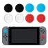 6 Pcs Silicone Thumbstick Thumb Stick Grip Caps Cover for Nintend Switch Joy Con Controller white