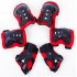 6 Pieces Kids Outdoor Sports Protective Gear Knee Pads Elbow Pads Wrist Guards Roller Skating Safety Protection KQVA